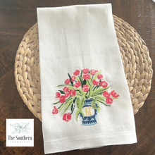 Load image into Gallery viewer, Tea Towel - Tulip Ginger Jar