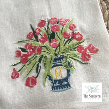 Load image into Gallery viewer, Tea Towel - Tulip Ginger Jar