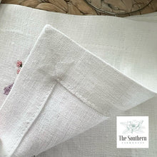 Load image into Gallery viewer, Set of 4 Embroidered Cocktail Napkins - Wildflower Bouquet