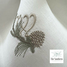 Load image into Gallery viewer, Woodland Pines Monogram - Luncheon, Dinner & Cocktail Napkins