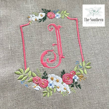 Load image into Gallery viewer, Linen Apron - Greenville Crest Monogram

