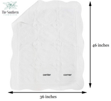 Load image into Gallery viewer, Heirloom Cotton Baby Quilt &amp; Pillow Cover - Floral Alphabet
