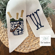 Load image into Gallery viewer, Linen Wreath/Basket Sash - Chinoiserie Celebration
