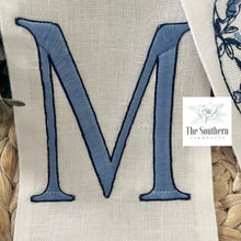 Load image into Gallery viewer, Linen Wreath/Basket Sash - Chinoiserie Football
