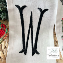 Load image into Gallery viewer, Linen Wreath/Basket Sash - Holiday Front Door
