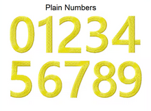 Load image into Gallery viewer, Linen Wreath/Basket Sash - Fishtail Monogram &amp; House Number
