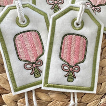 Load image into Gallery viewer, Reusable Gift Tags - Pickleball Paddles
