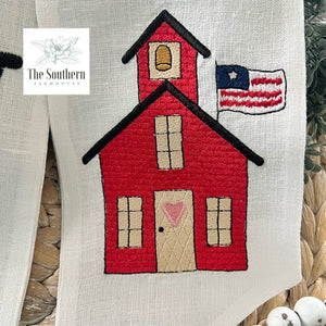 Wreath/Basket Sash - Little Red Schoolhouse