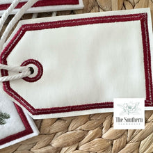 Load image into Gallery viewer, Reusable Gift Tags - Farmhouse Christmas Trees
