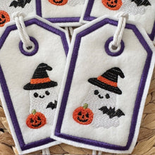 Load image into Gallery viewer, Reusable Gift Tags - Halloween Ghosts
