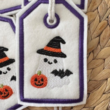 Load image into Gallery viewer, Reusable Gift Tags - Halloween Ghosts
