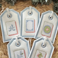 Load image into Gallery viewer, Reusable Gift Tags - Marvelous Mahjong Tiles

