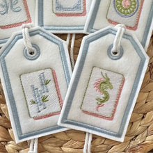Load image into Gallery viewer, Reusable Gift Tags - Marvelous Mahjong Tiles
