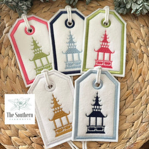 Reusable Gift Tags - Pretty Pagodas