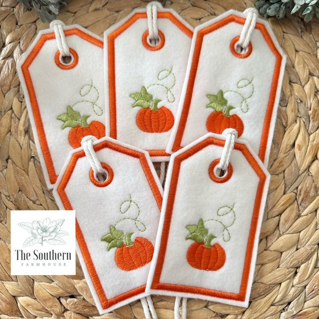 Reusable Gift Tags - Tiny Pumpkins