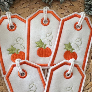 Reusable Gift Tags - Tiny Pumpkins