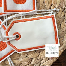 Load image into Gallery viewer, Reusable Gift Tags - Tiny Pumpkins
