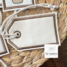 Load image into Gallery viewer, Reusable Gift Tags - Pumpkin Spice Lattes
