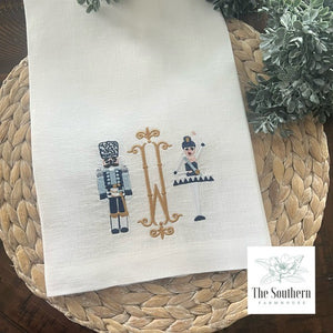 Tea Towel - Chinoiserie Nutcracker & Sugarplum Fairy