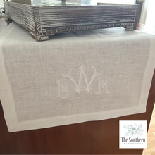Load image into Gallery viewer, Antique Chic Monogrammed Table Runner
