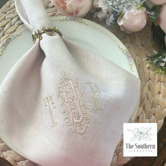 Manoir Monogram Luncheon, Dinner & Cocktail Napkins
