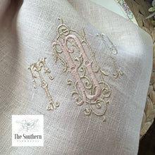 Load image into Gallery viewer, Manoir Monogram Luncheon, Dinner &amp; Cocktail Napkins
