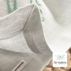 Louisa Three Letter Monogrammed Luncheon, Dinner & Cocktail Napkins
