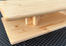 Load image into Gallery viewer, Solid Wood Embroidery or Sewing Machine Riser With Drawer - Free Arm Stand For Sewing/Embroidery Machines
