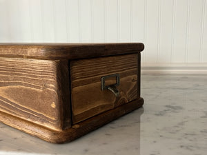 Solid Wood Embroidery or Sewing Machine Riser With Drawer - Free Arm Stand For Sewing/Embroidery Machines