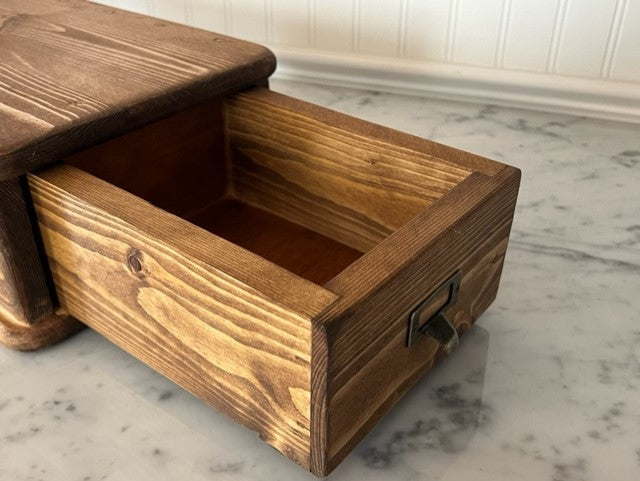 Solid Wood Embroidery or Sewing Machine Riser With Drawer - Free Arm S ...