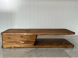 Solid Wood Embroidery or Sewing Machine Riser With Drawer - Free Arm Stand For Sewing/Embroidery Machines