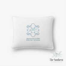 Load image into Gallery viewer, Linen Pillow Cover - Baby Bow Frame
