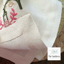 Load image into Gallery viewer, Regal Daisy Monogram Luncheon, Dinner &amp; Cocktail Napkins
