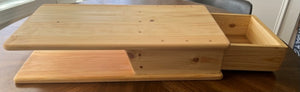 Solid Wood Embroidery or Sewing Machine Riser With Drawer - Free Arm Stand For Sewing/Embroidery Machines