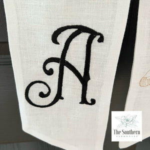Linen Wreath/Basket Sash - Honey Bee