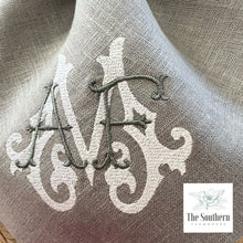 Load image into Gallery viewer, Three Letter Monogram Chic Couture Luncheon, Dinner &amp; Cocktail Napkins
