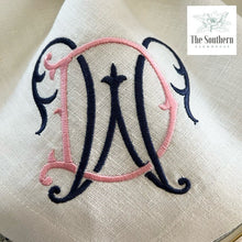 Load image into Gallery viewer, Two Letter Intertwined Monogram Couture Luncheon, Dinner &amp; Cocktail Napkins
