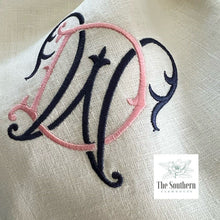 Load image into Gallery viewer, Two Letter Intertwined Monogram Couture Luncheon, Dinner &amp; Cocktail Napkins
