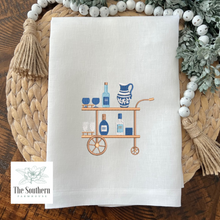 Load image into Gallery viewer, Tea/Guest Towel - Chinoiserie Bar Cart
