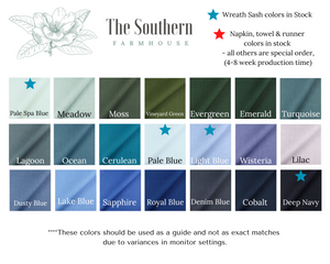 Tea/Guest Towel - Blue Hydrangea