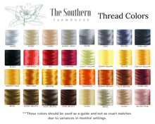 Load image into Gallery viewer, the southern farmhouse thread colors 1
