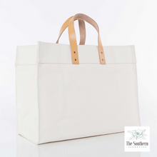 Load image into Gallery viewer, Canvas Tote - Cassandra Monogram
