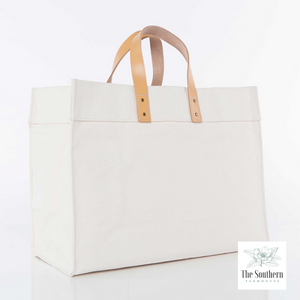 Canvas Tote - Classic Framed Monogram