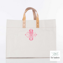 Load image into Gallery viewer, Canvas Tote - Renaissance Monogram
