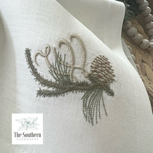 Woodland Pines Monogram - Luncheon, Dinner & Cocktail Napkins
